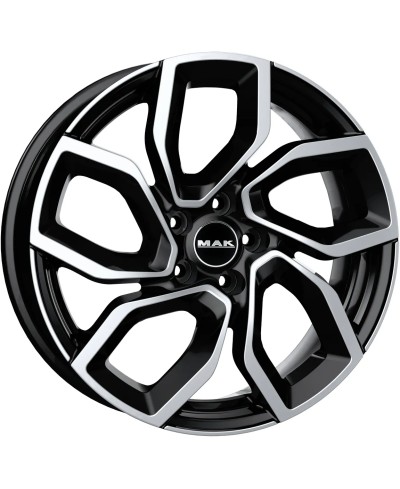 Jante Alu MAK APOLLO Black Mirror 6x15 5x100 ET39  , Alésage 57.1