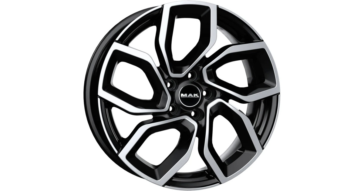 Jante Alu MAK APOLLO Black Mirror 6x15 5x100 ET39  , Alésage 57.1