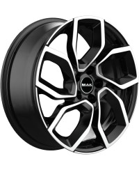 Jante Alu MAK APOLLO Black Mirror 6x15 5x100 ET39  , Alésage 57.1