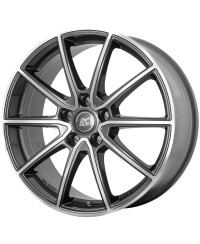Jante Alu RC Design RC32 Himalaya Grey Full Polished 8x18 5x120 ET55 , Alésage 64.1