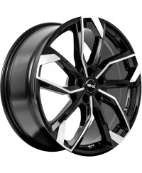 Jante Alu RC Design RC34 Gloss Black Full Polished 7x18 5x114.3 ET50, Alésage 60.1
