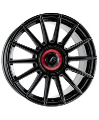 Jante ALU, DAMINA DM09 Black - Inlay red  8X18 5/ 112 ET35, Alésage 72.6