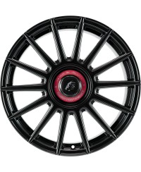 Jante ALU, DAMINA DM09 Black - Inlay red 8X18 5/ 112 ET45, Alésage 72.6
