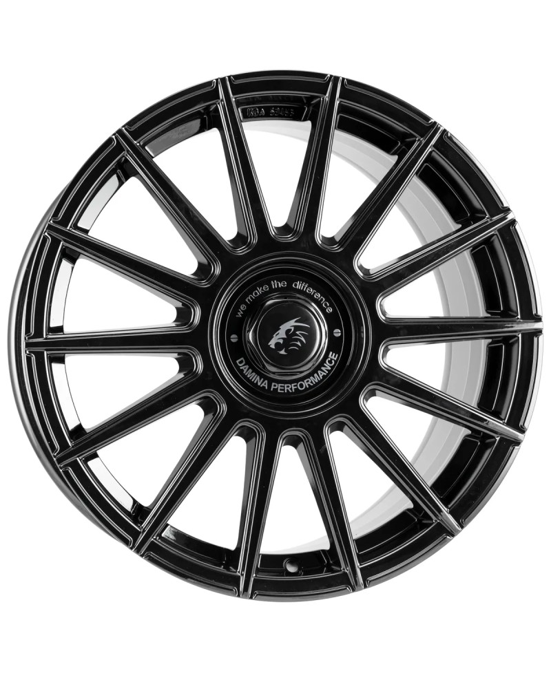 Jante ALU, DAMINA DM09 Black - Inlay black 8X18 5/ 112 ET45, Alésage 72.6