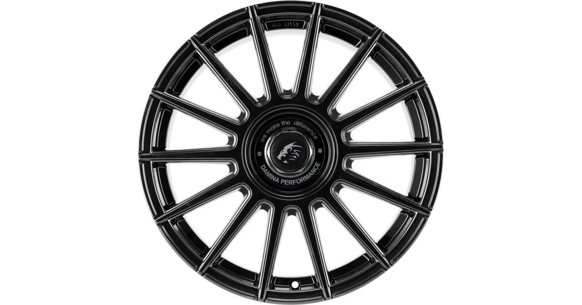 Jante ALU, DAMINA DM09 Black - Inlay black 8X18 5/ 112 ET45, Alésage 72.6