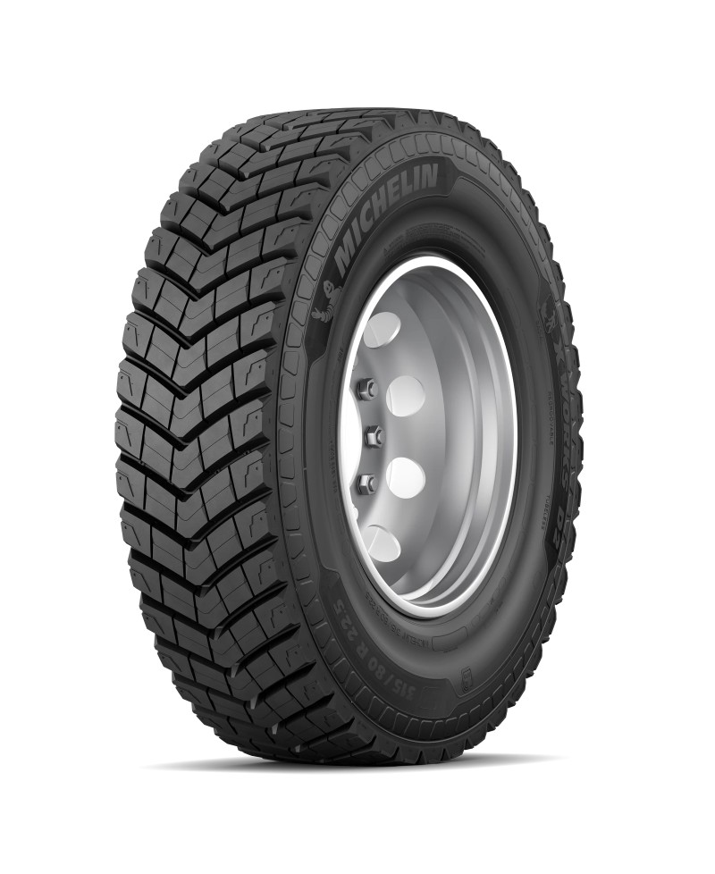 MICHELIN X WORKS D2 , 315/ 80 R22.5 158/ 150K  , 3PMSF