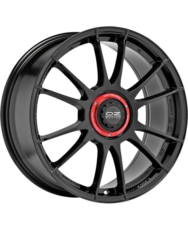 Jante ALU, OZ ULTRALEGGERA XX GLOSS BLACK 8X18 5/ 114.3 ET35, Alésage 75