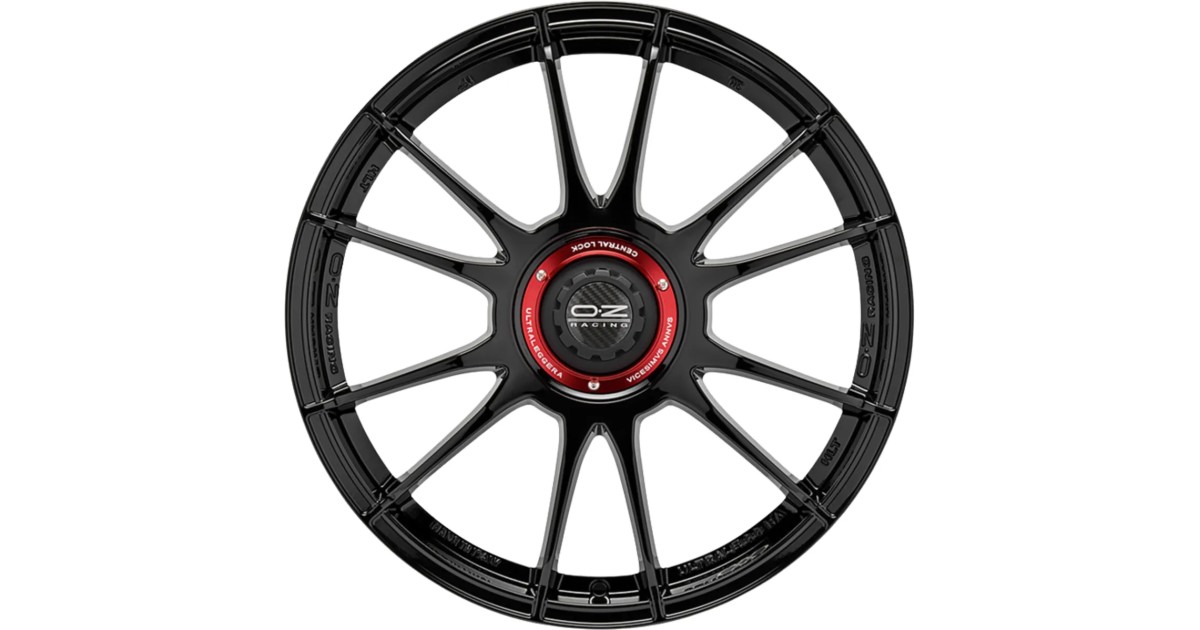 Jante ALU, OZ ULTRALEGGERA XX GLOSS BLACK 8X18 5/ 114.3 ET35, Alésage 75