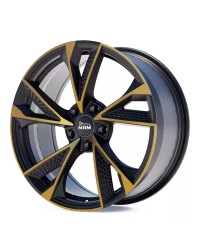 Jante ALU, MAM RS6 MATT BLACK FRONT COPPER 8.5x19 5/ 114.3 ET40, Alésage 72.6