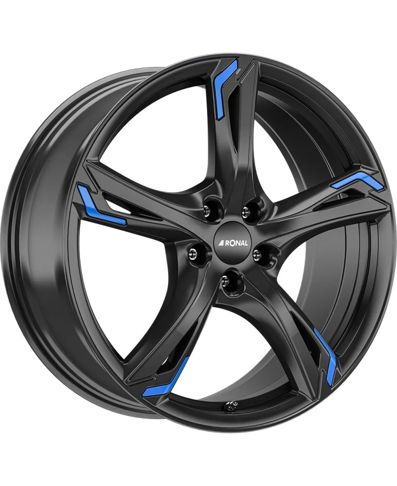 Jante ALU, Ronal R62 Blue Jetblack 8X19 5/ 112 ET35, Alésage 76