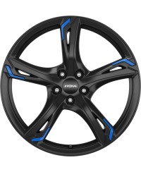 Jante ALU, Ronal R62 Blue Jetblack 8X19 5/ 112 ET35, Alésage 76