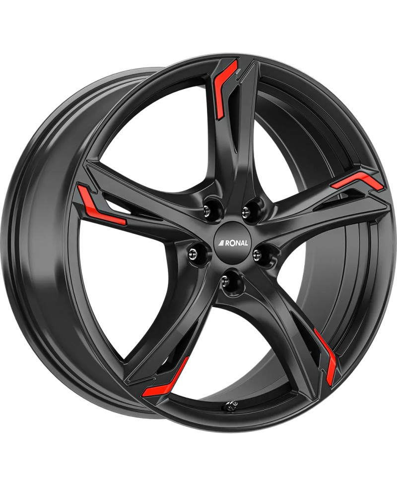 Jante ALU, Ronal R62 Red jetblack 8X19 5/ 112 ET35, Alésage 76
