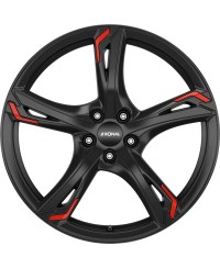 Jante ALU, Ronal R62 Red jetblack 8X19 5/ 112 ET35, Alésage 76