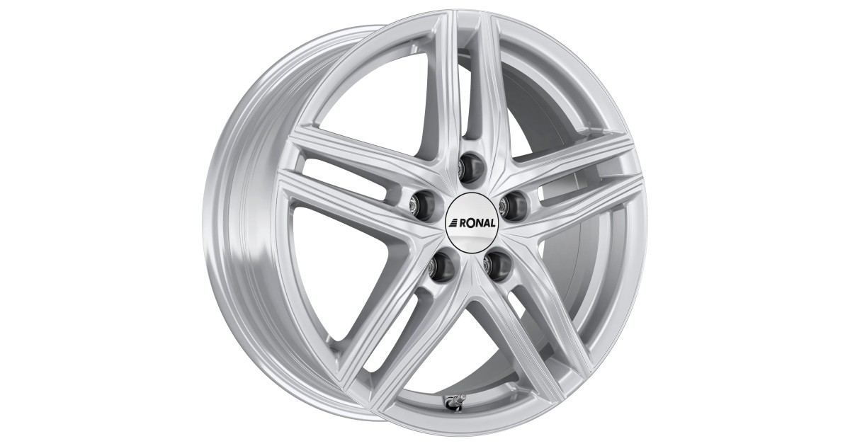 Jante ALU, Ronal R65 Crystal silver 6.5X16 5/ 108 ET50, Alésage 63.4