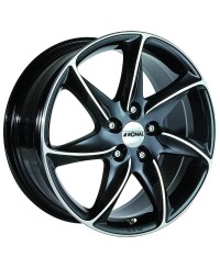 Jante ALU, Ronal R51 Jetblack-Frontpolish 7X16 5/120 ET45, Alésage 72.6