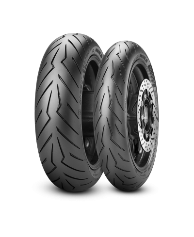 Pneu scooter,  Pirelli DIABLO ROSSO SCOOTER Front/ Rear 100/ 80-12  56P TL