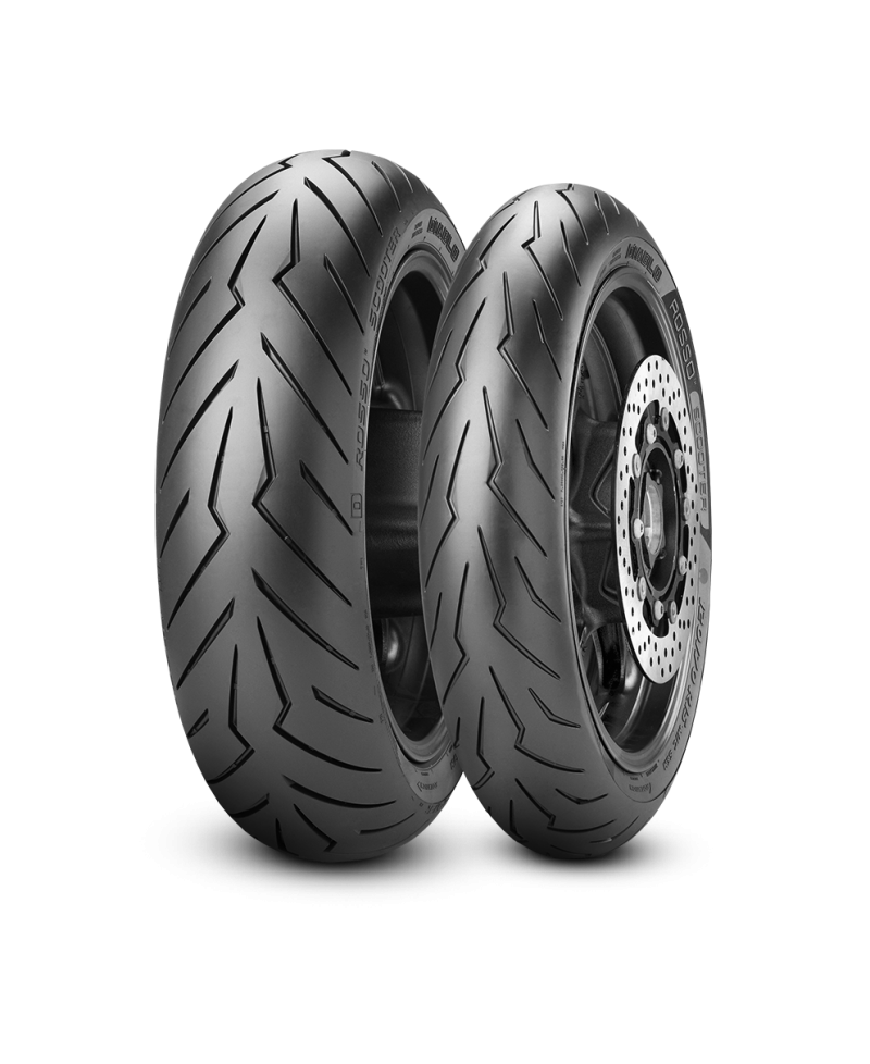 Pneu scooter,  Pirelli DIABLO ROSSO SCOOTER Front/ Rear 100/ 80-12  56P TL