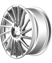 KESKIN KT17 Hurricane silver front polish 8,5x19 5/ 112 ET30 , Alésage 72,6