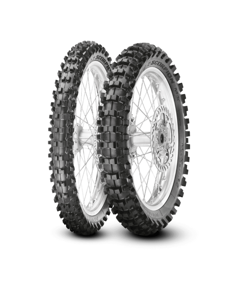 Pneu moto,  Pirelli Scorpion MX MID Soft 32  Rear 80/ 100-12 50M TT,NHS