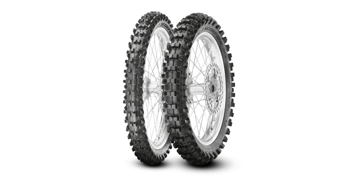 Pneu moto,  Pirelli Scorpion MX MID Soft 32  Rear 80/ 100-12 50M TT,NHS