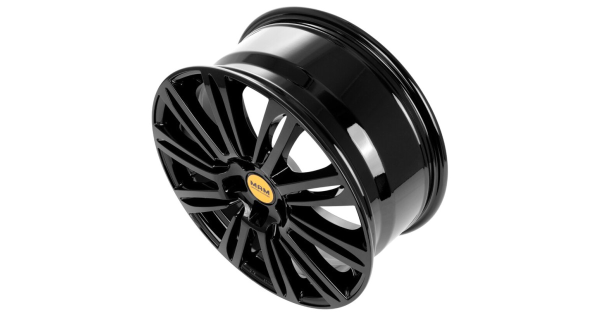 MAM A4 Black painted 7,5x17 5/ 112 ET35 , Alésage 66,6