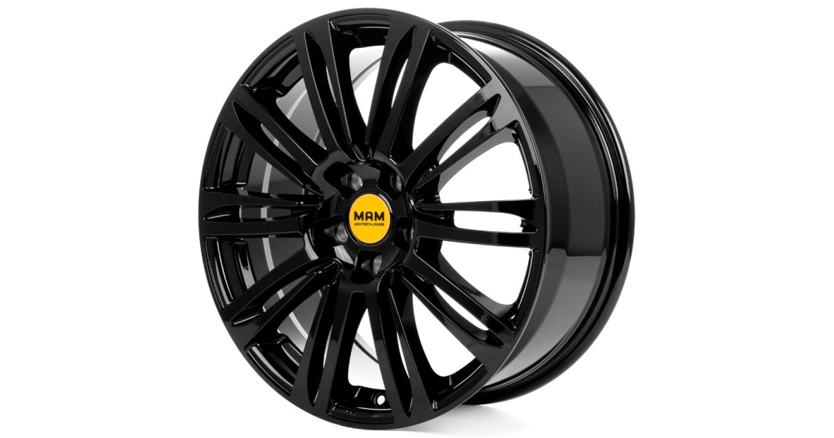 MAM A4 Black painted 7,5x17 5/ 112 ET35 , Alésage 66,6