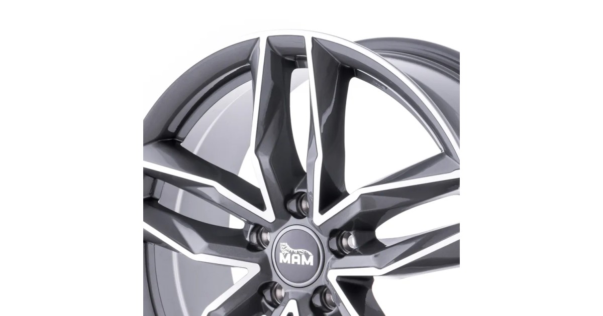MAM RS3 Matt palladium front polish 8x18 5/ 114,3 ET45 , Alésage 72,6