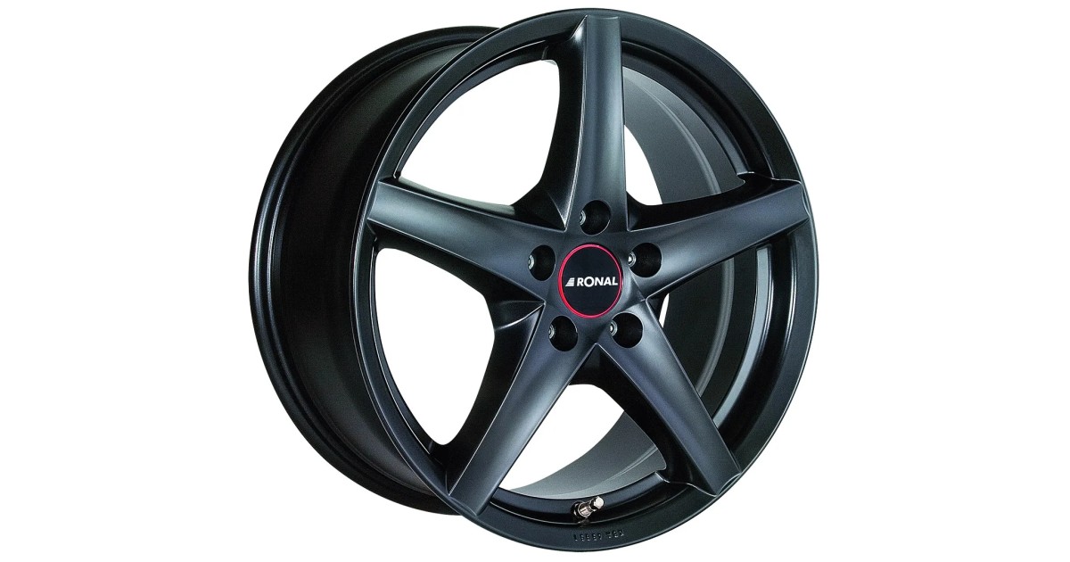 Jante ALU, Ronal R41 Noir mat 8X17 5/ 112 ET35, Alésage 76