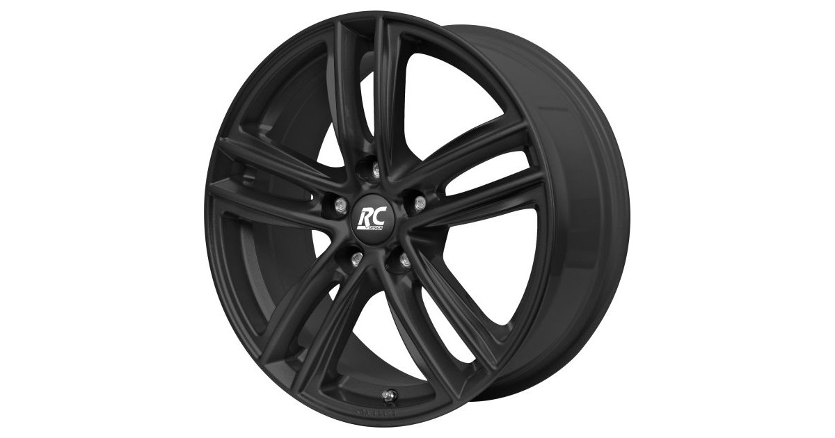 Jante Alu RC Design RC27 Black Clear Matt 6,5x16 5x115 ET41 , Alésage 70.2