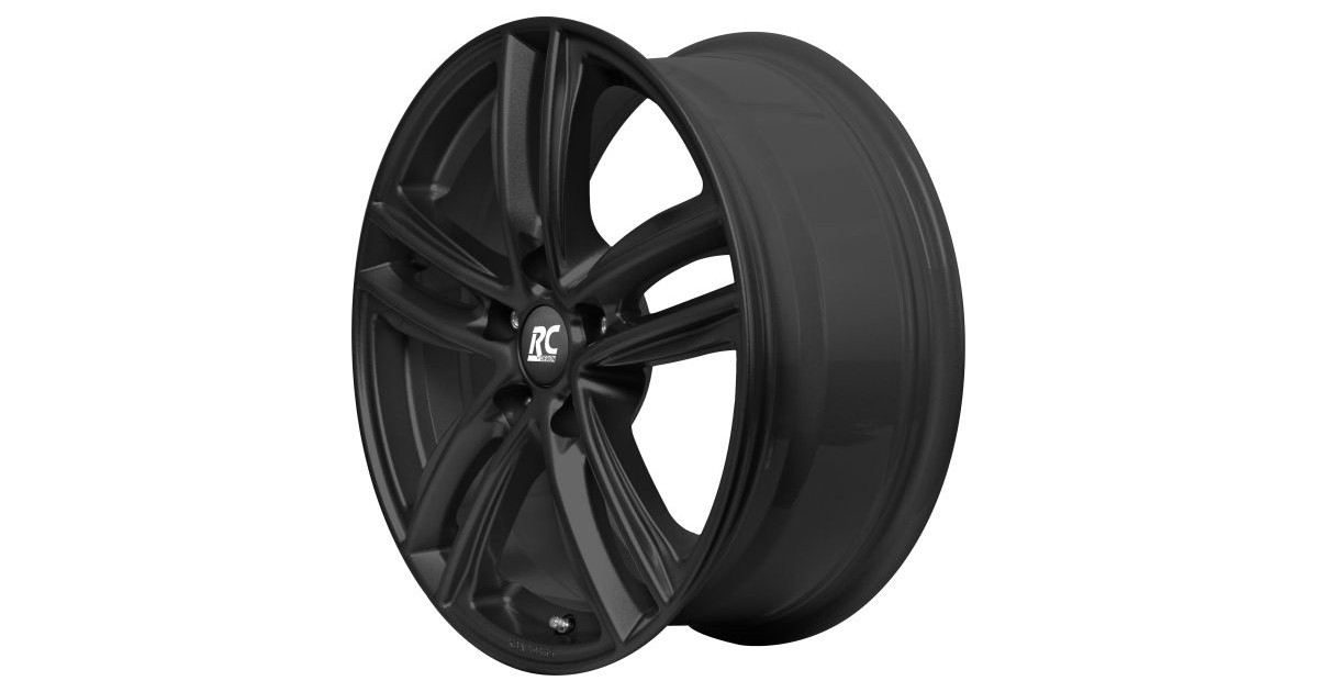 Jante Alu RC Design RC27 Black Clear Matt 6,5x16 5x115 ET41 , Alésage 70.2