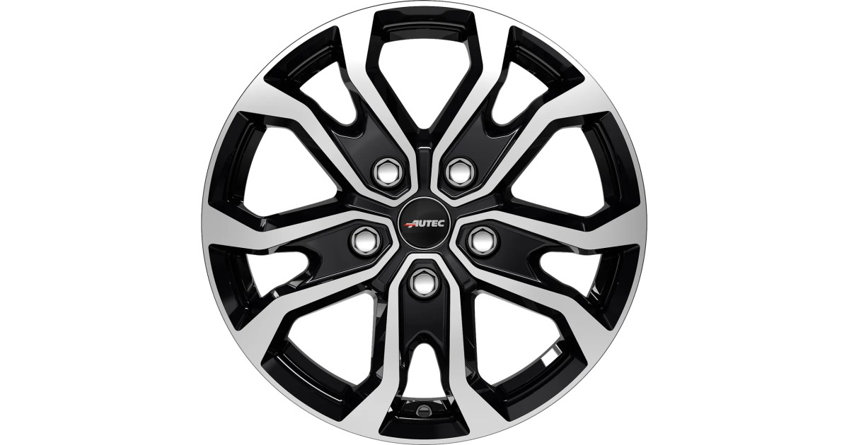Jante ALU, Autec KISO Noir , Face polie 7X17 5/ 118 ET62, Alésage 71.1