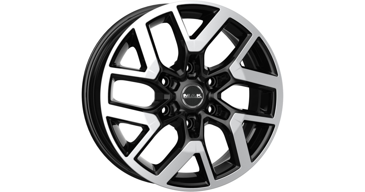 Jante Alu MAK GRAVEL Black Mirror 7,5x19 6x120 ET52 , Alésage 74.6