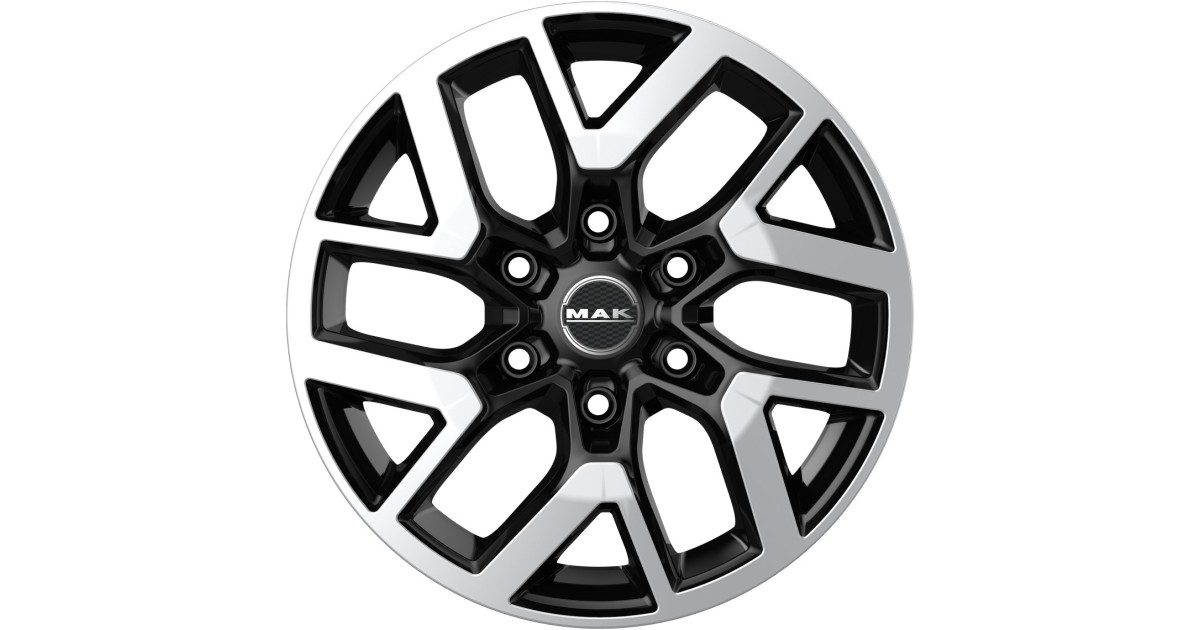 Jante Alu MAK GRAVEL Black Mirror 7,5x19 6x120 ET52 , Alésage 74.6