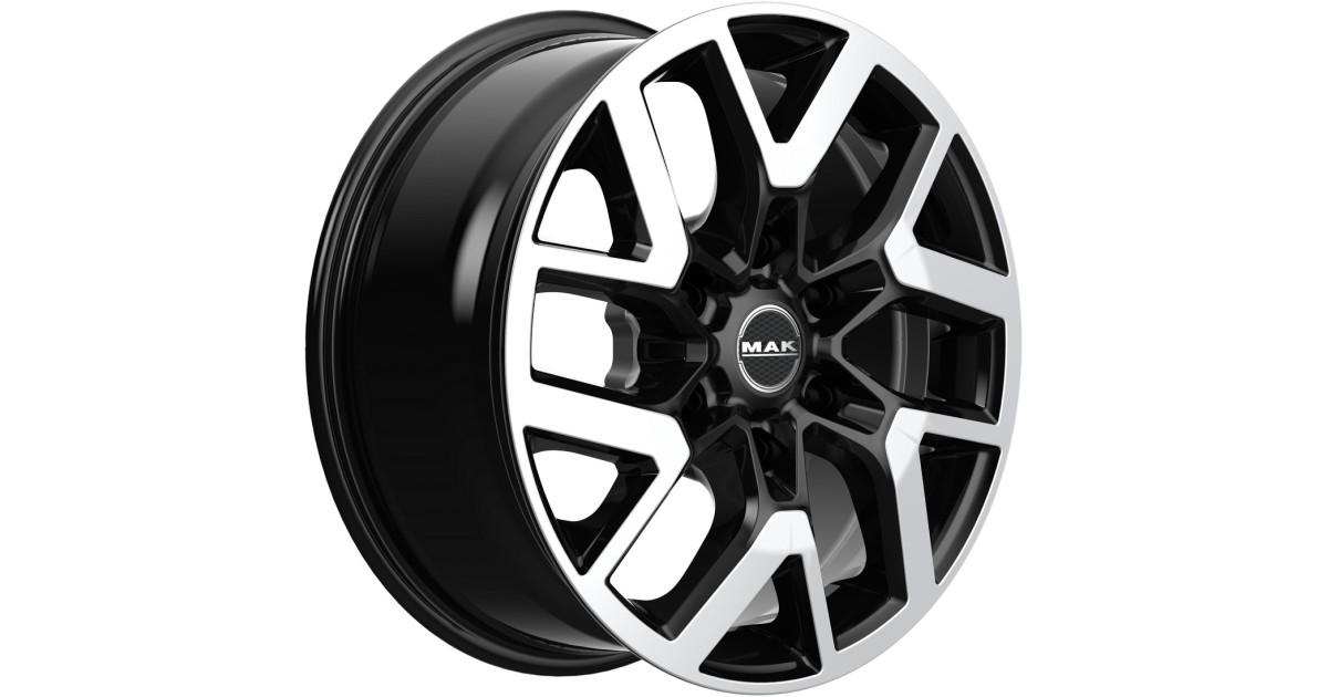 Jante Alu MAK GRAVEL Black Mirror 7,5x19 6x120 ET52 , Alésage 74.6