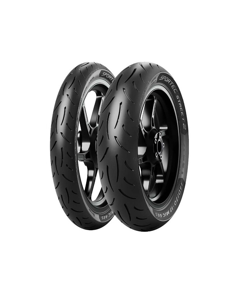 METZELER SPORTEC STREET 2 Front/ Rear 90/ 80 -14 49S  TL , RF