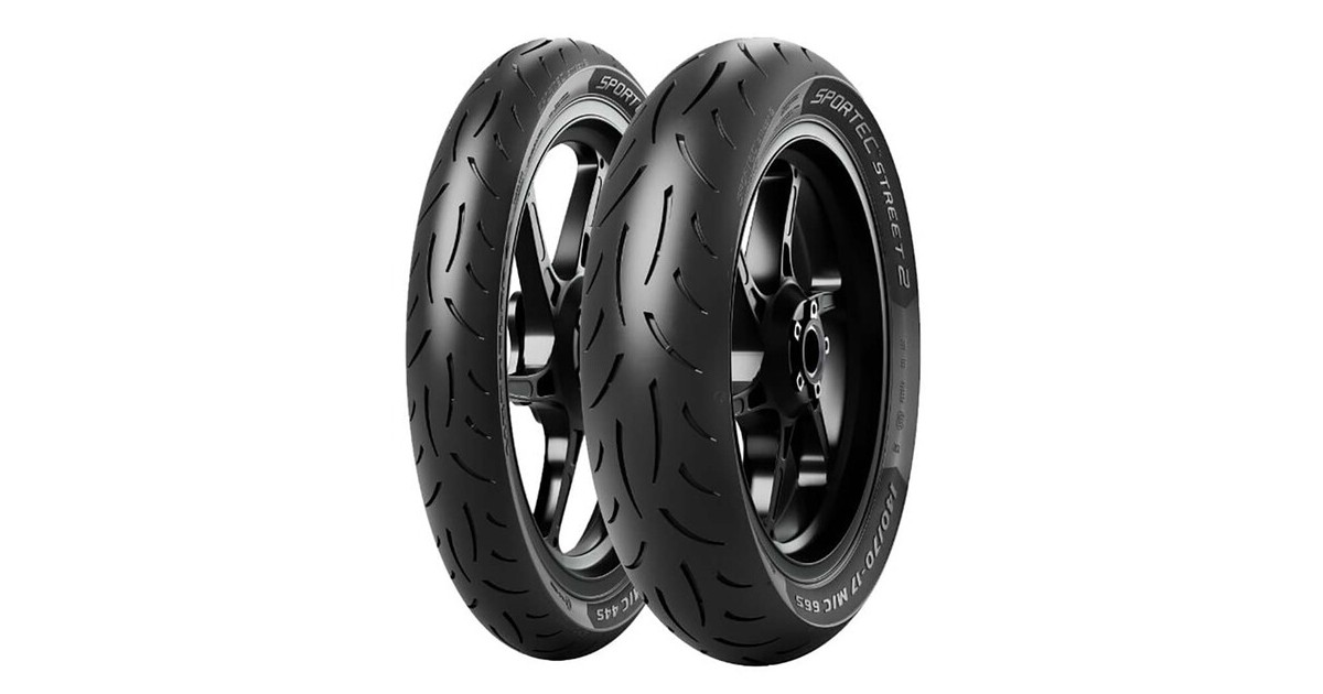 METZELER SPORTEC STREET 2 Front/ Rear 90/ 80 -14 49S  TL , RF