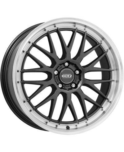 Jante ALU, Dotz  Bilbao Gunmetal/ Polished lip 8X18 5/ 114.3 ET34, Alésage 71.6