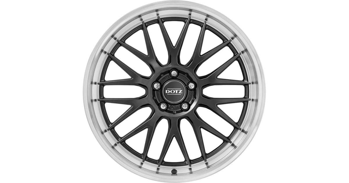Jante ALU, Dotz  Bilbao Gunmetal/ Polished lip 8X18 5/ 114.3 ET34, Alésage 71.6