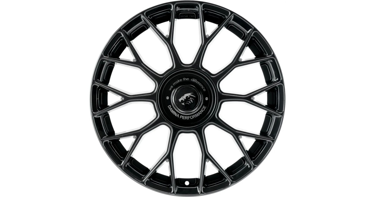 Jante ALU, DAMINA Performance DM10 black - Inlay black 8X18 5/ 112 ET45, Alésage 72.6
