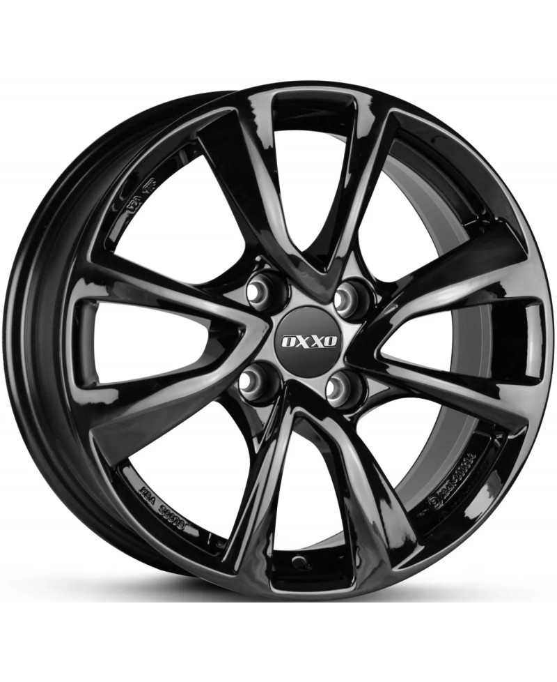 Jante Alu OXXO Oberon 4 Black (OX07) 6,5x17 4x108 ET32  , Alésage 65.1