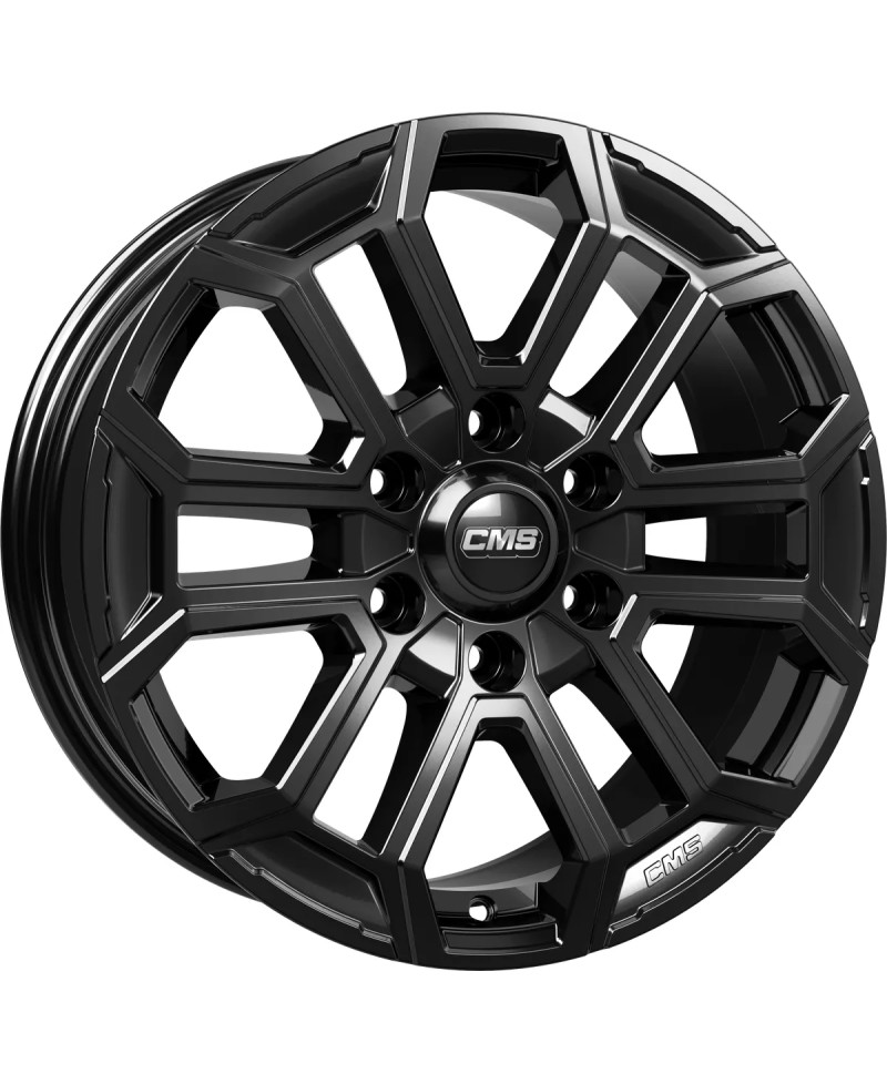 Jante ALU, CMS C35 Noir Brillant, 8X18 6/ 139.7 ET38, Alésage 67.1