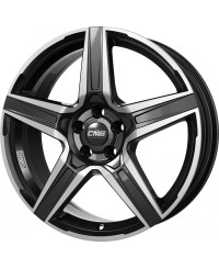 Jante ALU, CMS C34 Diamant Noir Brillant 7.5X19 5/ 114.3 ET53, Alésage 67.1