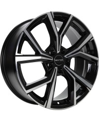 Jante Alu GMP Mentor Black diamond 7,5x18 5x100 ET45 , Alésage 57.1