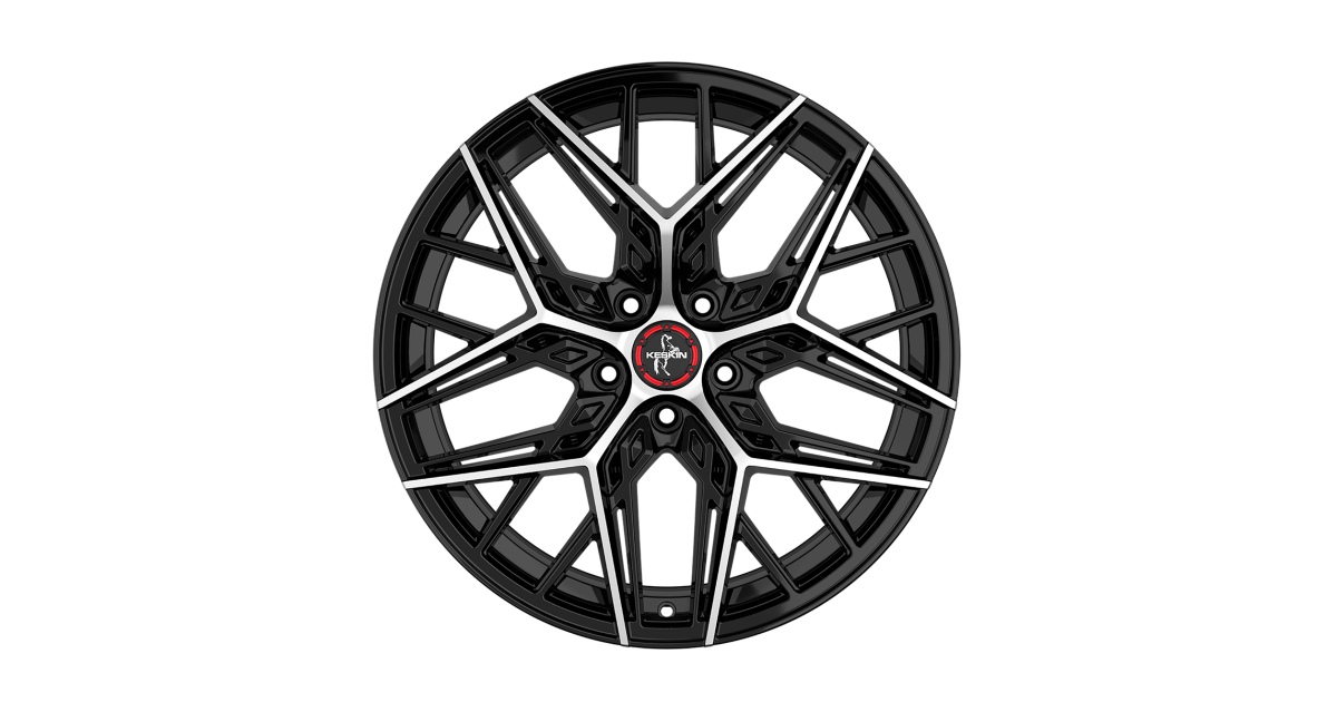 Jante ALU, Keskin Tuning KT25 BLACK FRONT POLISH 5/108 ET40, Alésage 72.6