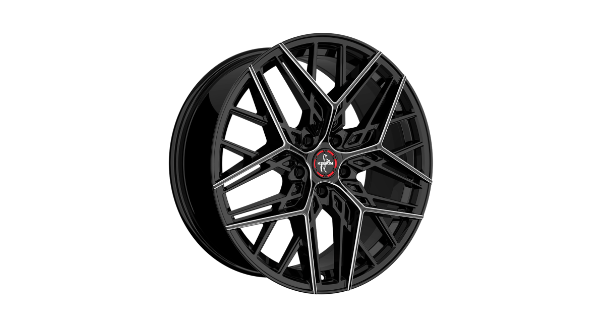 Jante ALU, Keskin Tuning KT25 BLACK SECRET DIAMOND 5/108 ET40, Alésage 72.6