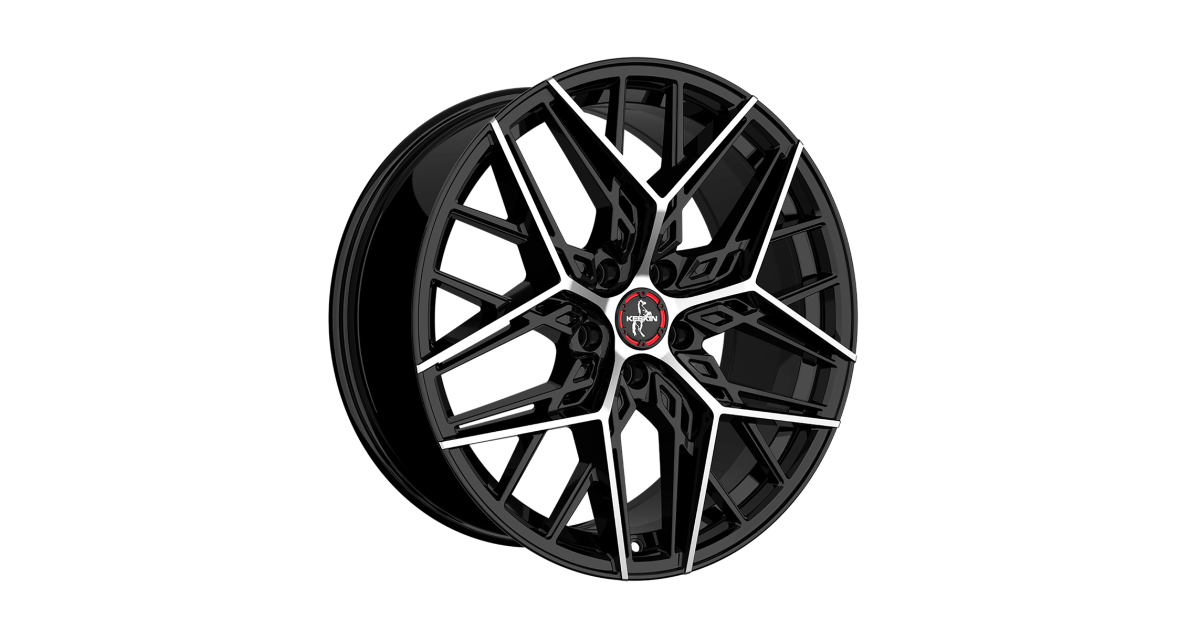 Jante ALU, Keskin Tuning KT25 BLACK FRONT POLISH 5/112 ET45, Alésage 66.6
