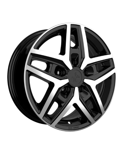 Jante ALU, Keskin Tuning KT C1-5L CAMPER BLACK FRONT POLISH 6.5x16 5/ 118 ET66, Alésage 71.1