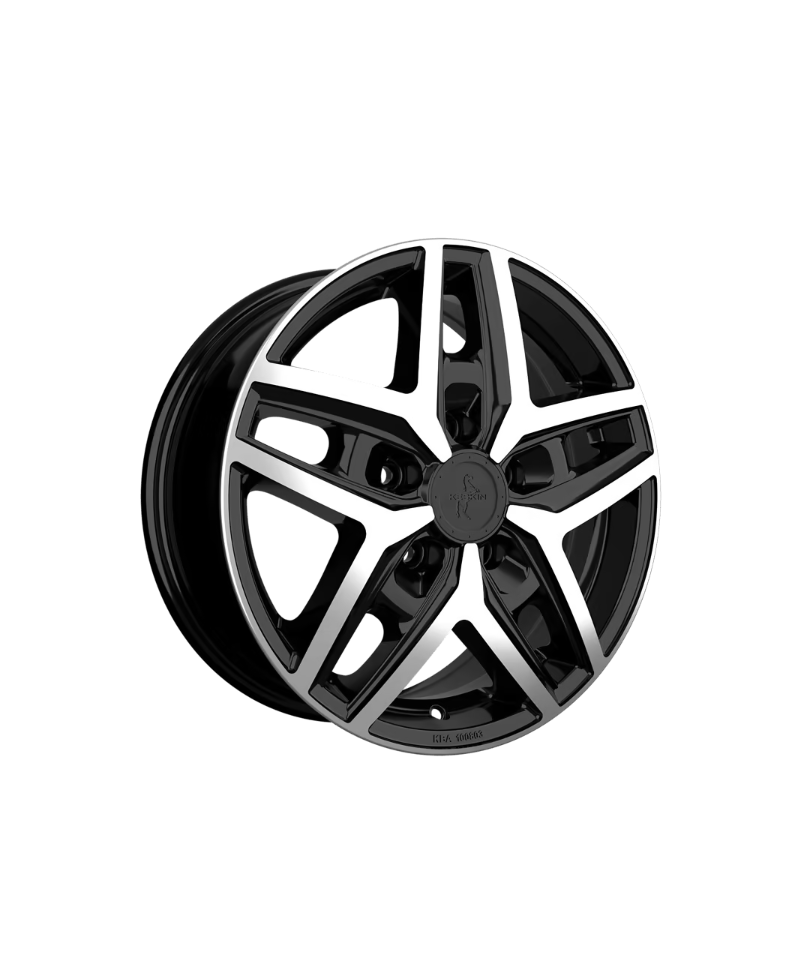 Jante ALU, Keskin Tuning KT C1-5L CAMPER BLACK FRONT POLISH 6.5x16 5/ 118 ET66, Alésage 71.1