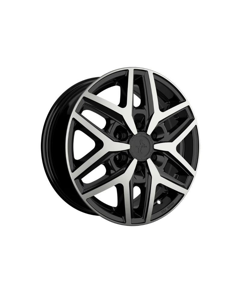 Jante ALU, Keskin Tuning KT C1-6L BLACK FRONT POLISH 6.5x16 6/ 120 ET49, Alésage 74.6