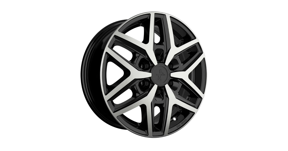 Jante ALU, Keskin Tuning KT C1-6L BLACK FRONT POLISH 6.5x16 6/ 120 ET49, Alésage 74.6